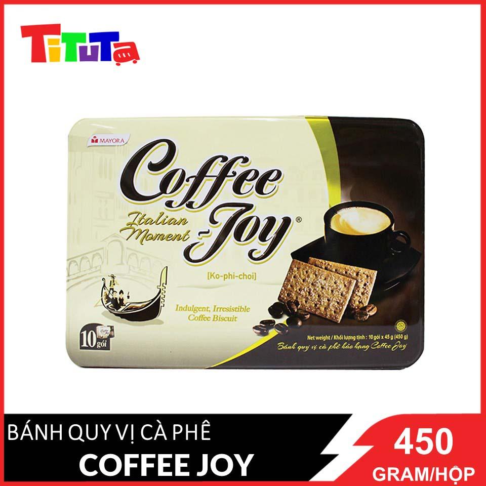 Hộp Bánh Coffeejoy 450g - Hộp Thiếc