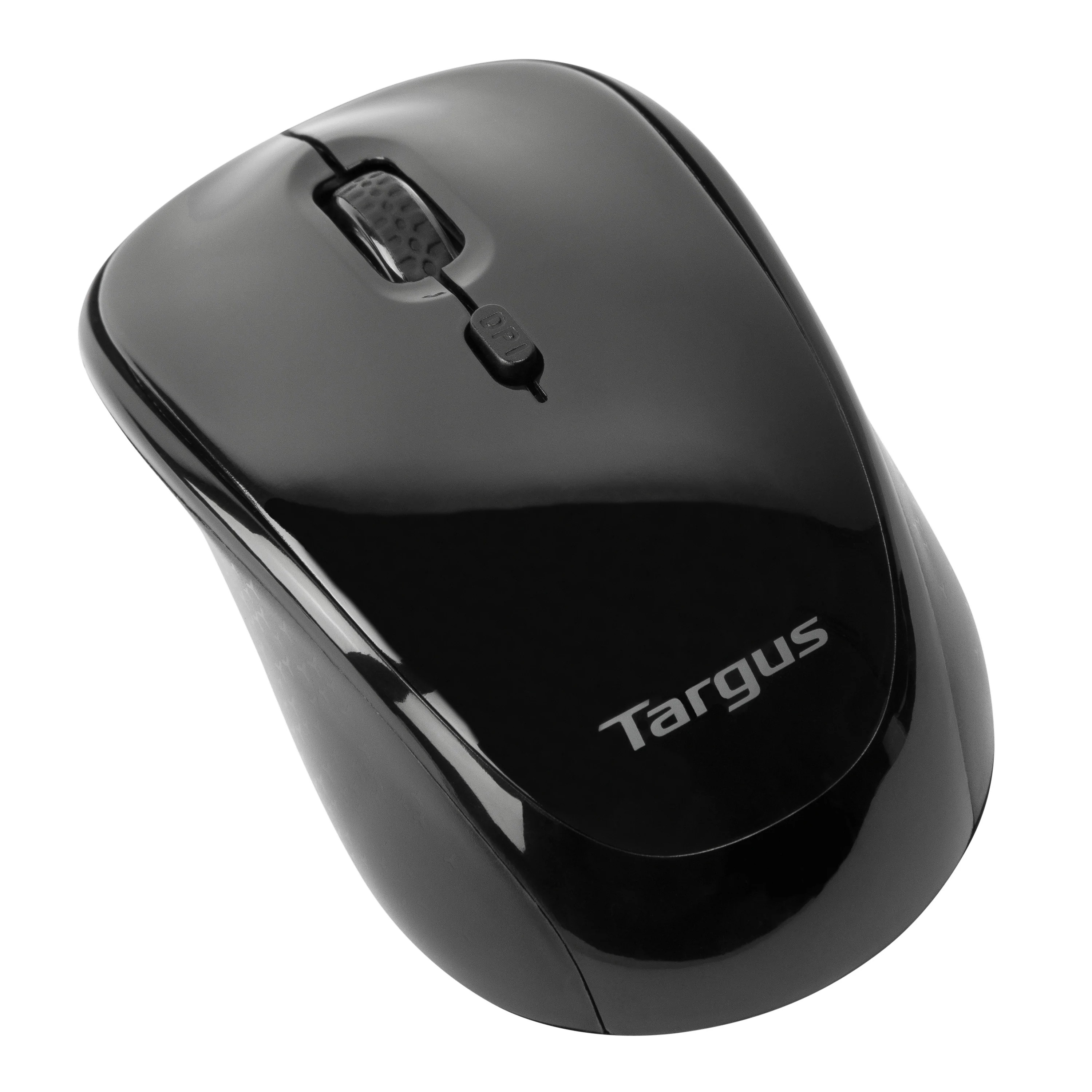 Chuột không dây Targus W620 Black - USB 2.4GHz, thiết kế thuận 2 tay, phù hợp PC/ Laptop - Hàng chính hãng