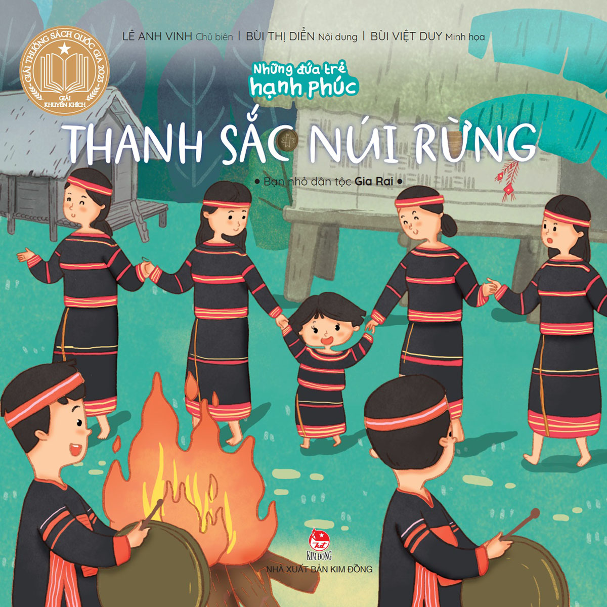 Bộ Sách Những Đứa Trẻ Hạnh Phúc  [Tái Bản 2024] - Cây Dưa Lê Và Hai Đứa Trẻ – Bạn Nhỏ Dân Tộc Ê Đê [Tái Bản 2024]