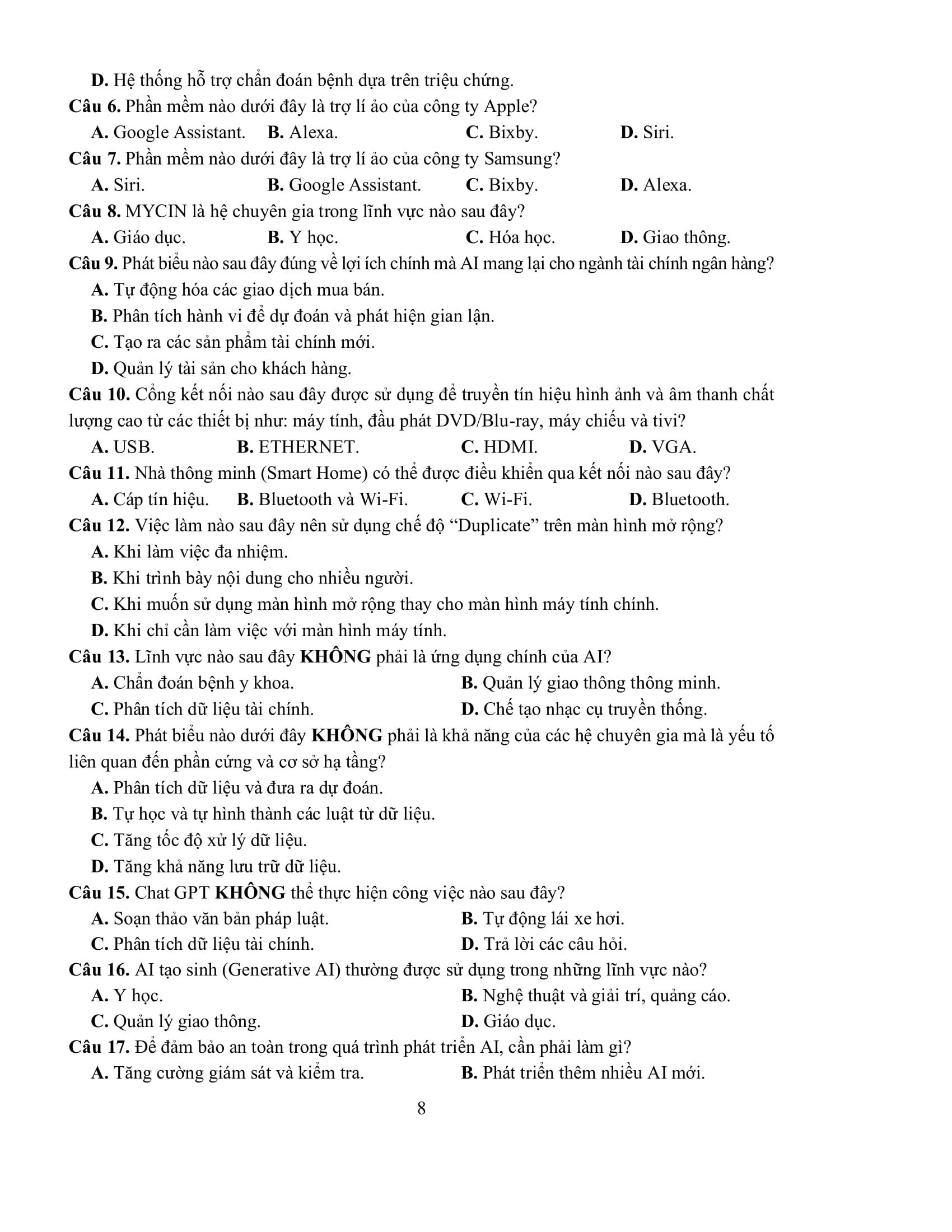 Sách - Ôn Luyện Thi Tốt Nghiệp THPT Theo Chương Trình GDPT Mới - Môn Tin Học