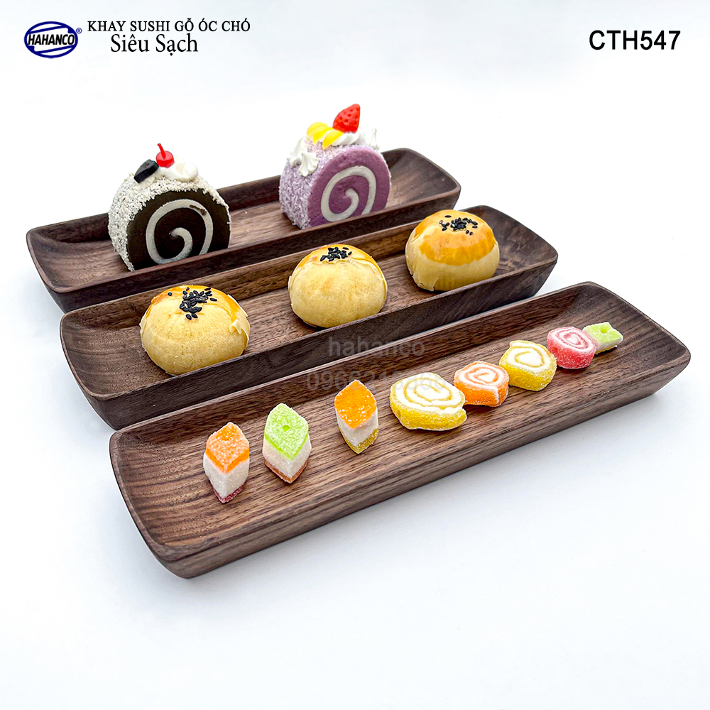 Đĩa Khay Gỗ Óc Chó hàng Xuất Khẩu - đựng đồ ăn/trang trí - đĩa bánh mì/trái cây/ bít tết/ pizza/ phụ kiện chụp ảnh, bày món ăn trong nhà hàng - Sang trọng trên bàn ăn