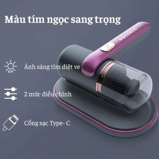 [KoSuyTu] MÁY HÚT BỤI DIỆT KHUẨN UV CC-002 – HÚT MẠNH, TIA UV DIỆT KHUẨN, SẠC PIN, KHÔNG ỒN
