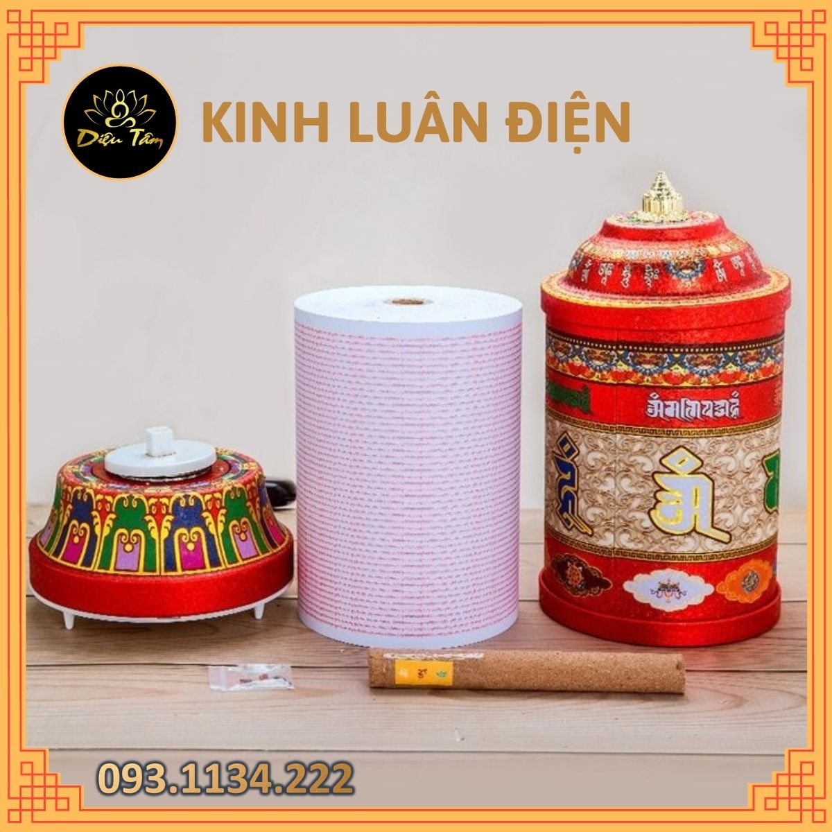 Kinh luân điện mật tông có nhạc và cuộn kinh chú