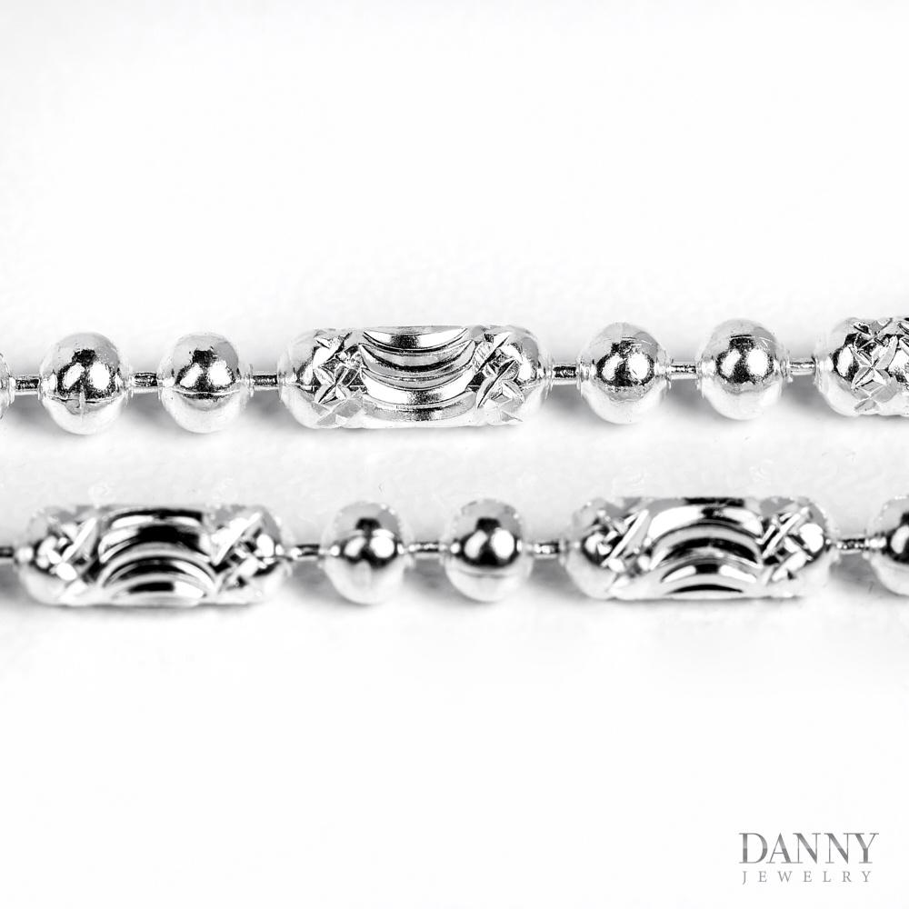 Dây Chuyền Nữ Danny Jewelry Bạc 925 Xi Bạch Kim
