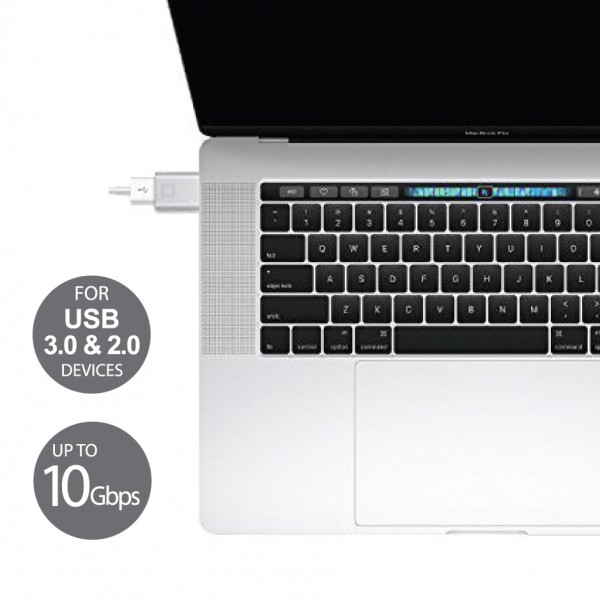 Cổng Chuyển Đổi Mazer USB-C 3.1 to USB-A - Hàng Chính Hãng