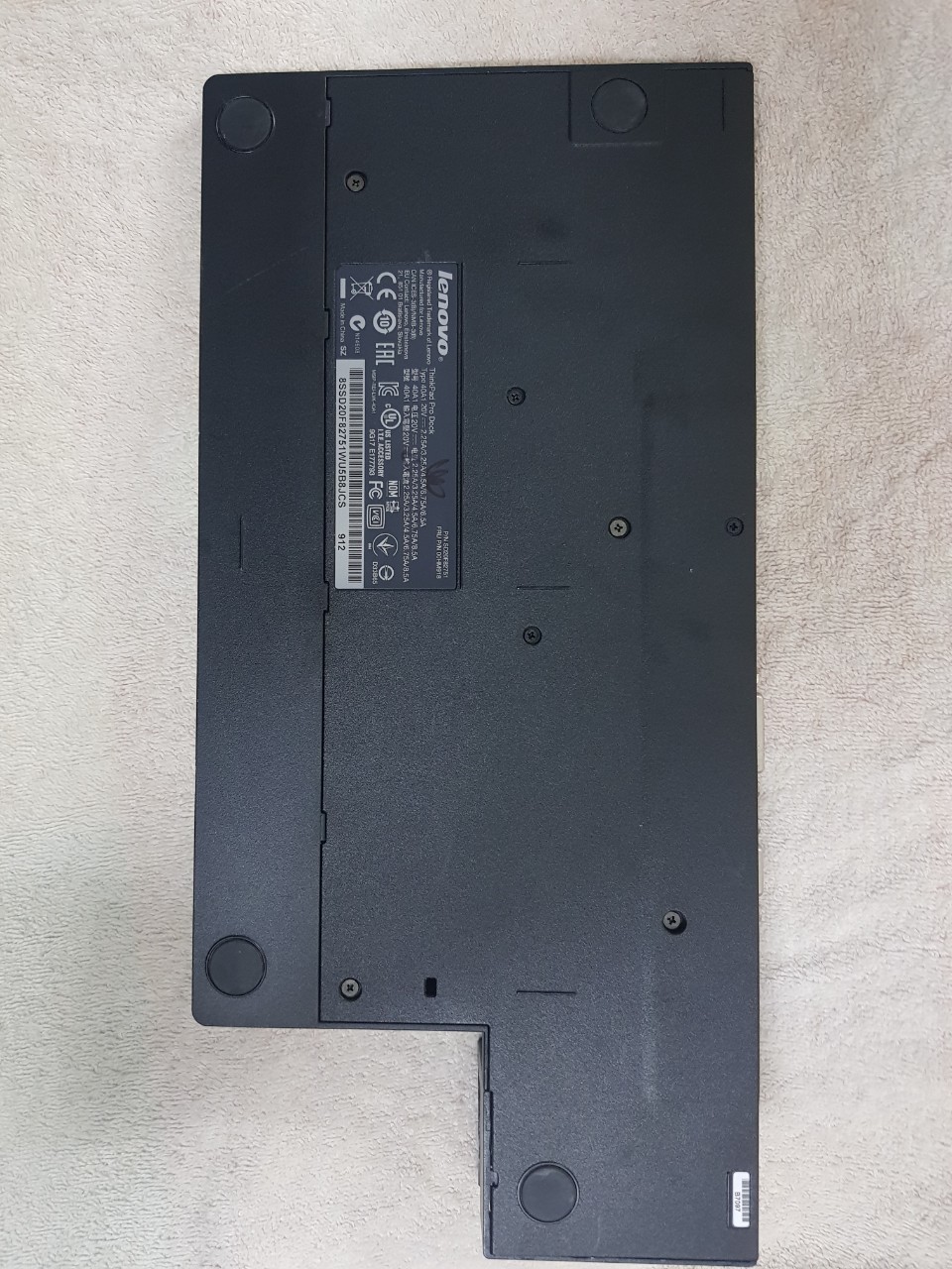 Bộ mở rộng cổng giao tiếp Lenovo Docking station (Thinkpad Pro Dock) Thinkpad X240 X250 X260 X270 T440 T450 T460 T470 T570 W541 P50 P70 (Dock mở rộng kết nối cho ThinkPad) - Hàng chính hãng