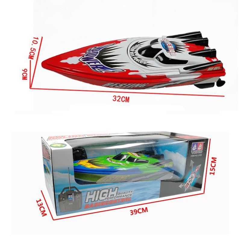 Đồ Chơi Cano Siêu Tốc Điều Khiển Từ Xa Racing Boat Nhiều Màu