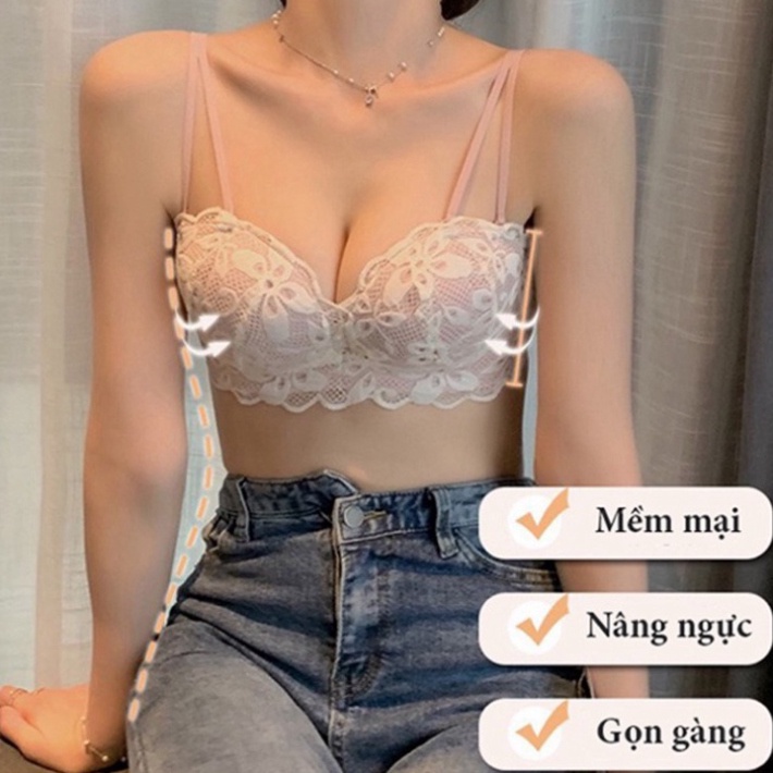 Bộ lót nữ ren hoa thêu cao cấp Lylylorem BL170