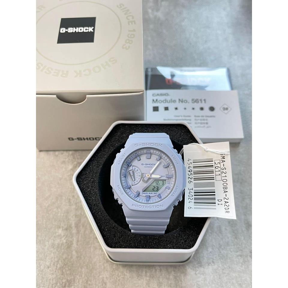 Đồng Hồ Nữ Dây Nhựa Casio G-Shock GMA-S2100BA-2A2DR | GMA-S2100BA-2A2