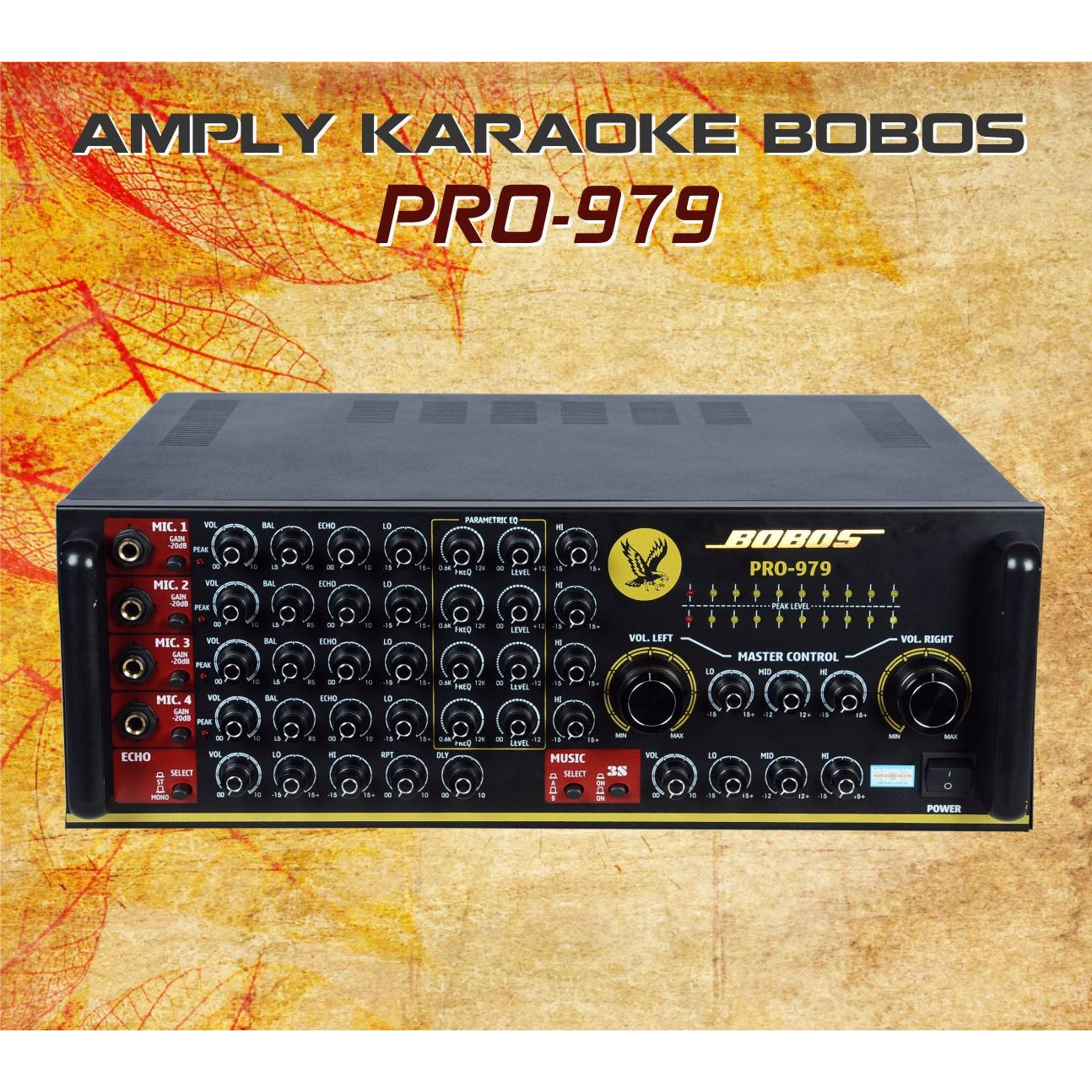 Amply karaoke BOBOS PRO-979 (Hàng chính hãng)