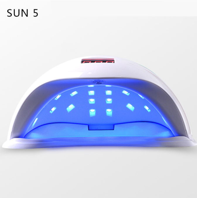 Máy hơ gel Sun 5 uv led 48w 24 bóng nhanh khô sơn gel, máy hơ gel mini , hơ móng tay mini - hàng nhập khẩu
