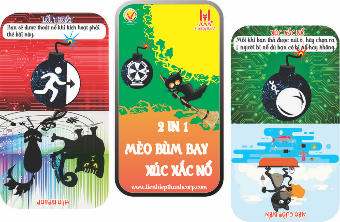 Thẻ Mèo Bùm-Xúc Xắc Nổ