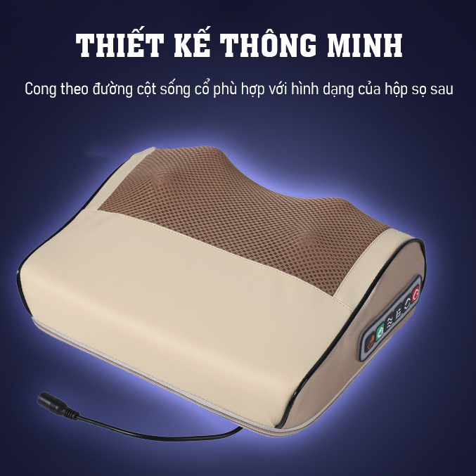 GỐI MASSAGE ĐA NĂNG, nhiều chế độ massage, dễ sử dụng- K1472