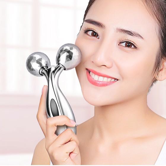 Cây lăn massge mặt,nâng cơ,tạo mặt Vline 3D Roller