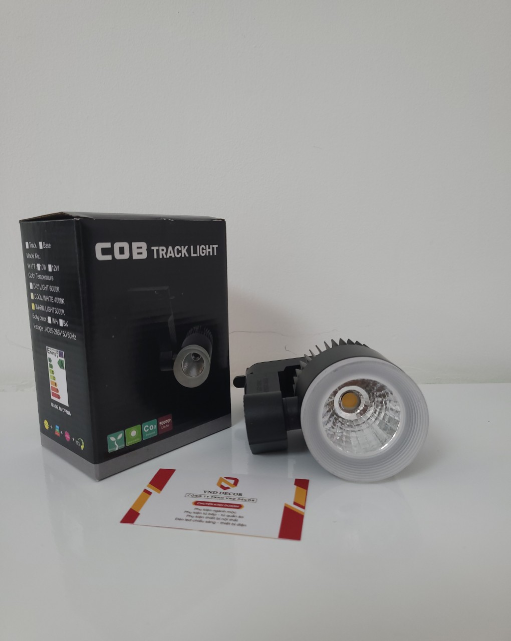 ĐÈN LED RAY RỌI MINI COB 12W VỎ ĐEN - ÁNH SÁNG TRẮNG 6500K, ÁNH SÁNG VÀNG 3500K, SỬ DỤNG TRANG TRÍ SHOROOM, CỬA HÀNG