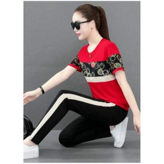 SÉT BỘ THỂ THAO PHỐI HỌA TIẾT TRÒN