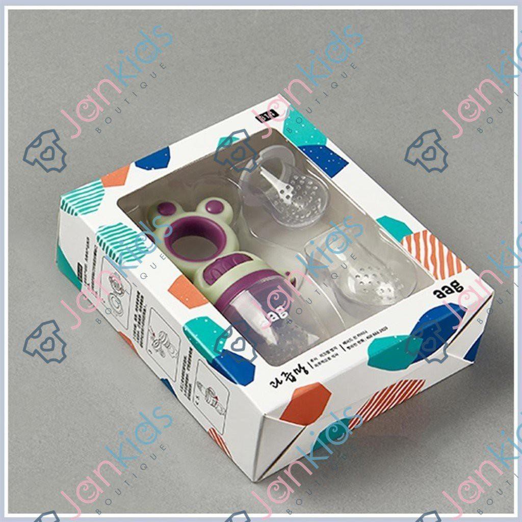 Túi nhai ăn dặm chống hóc silicon cao cấp AAG mã 314