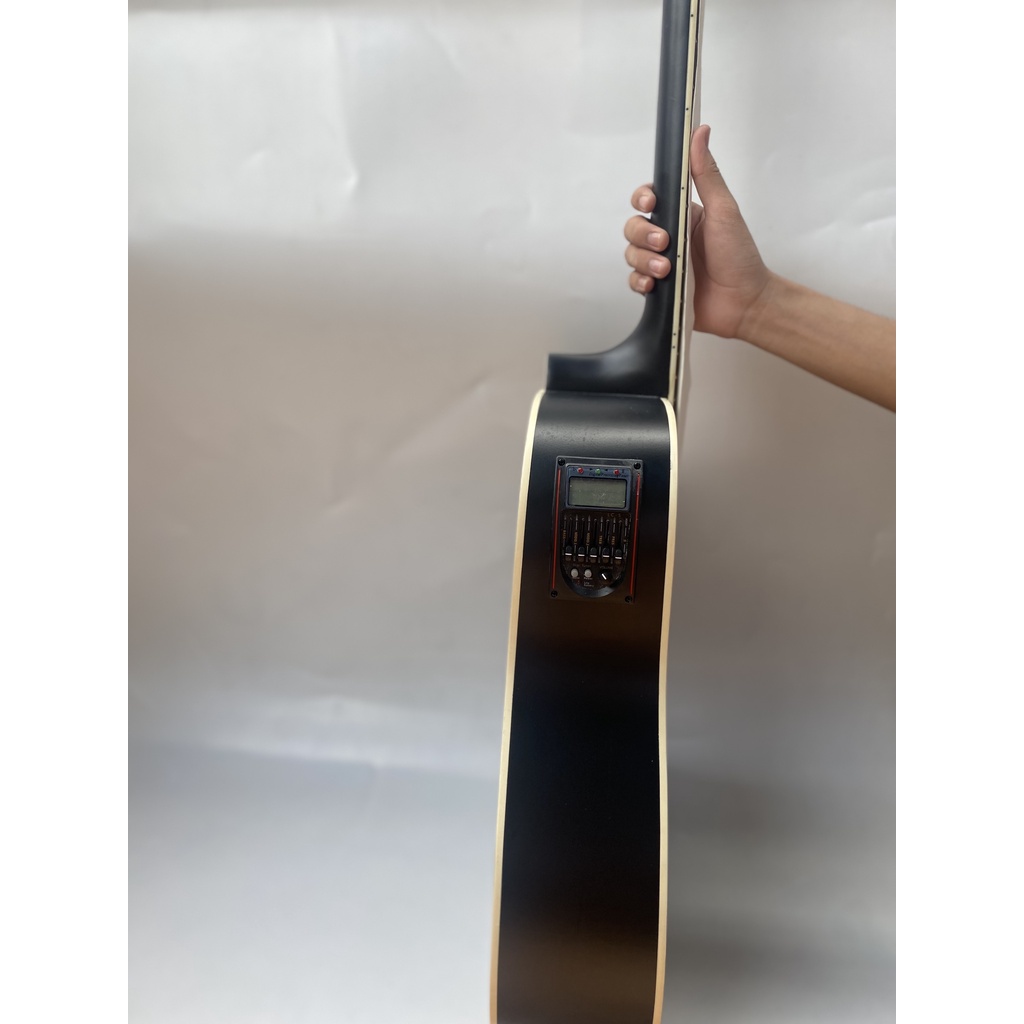 Đàn Guitar Acoustic Có Ty và EQ LC-5 Size 40 Inch Màu Đen