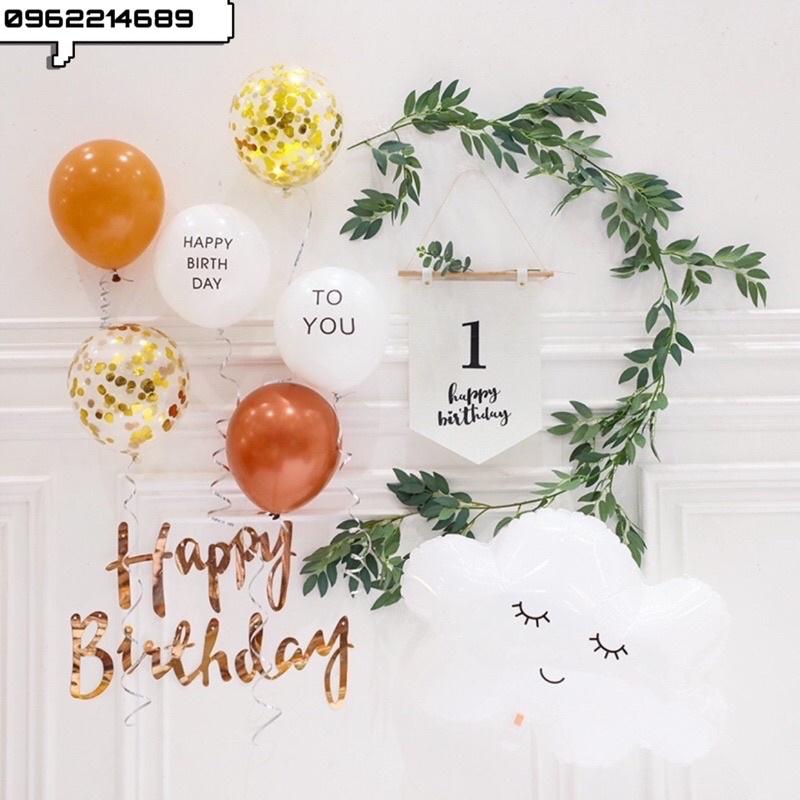 SET trang trí sinh nhật Handmade kiểu Hàn Quốc cực rẻ và đơn giản tại nhà