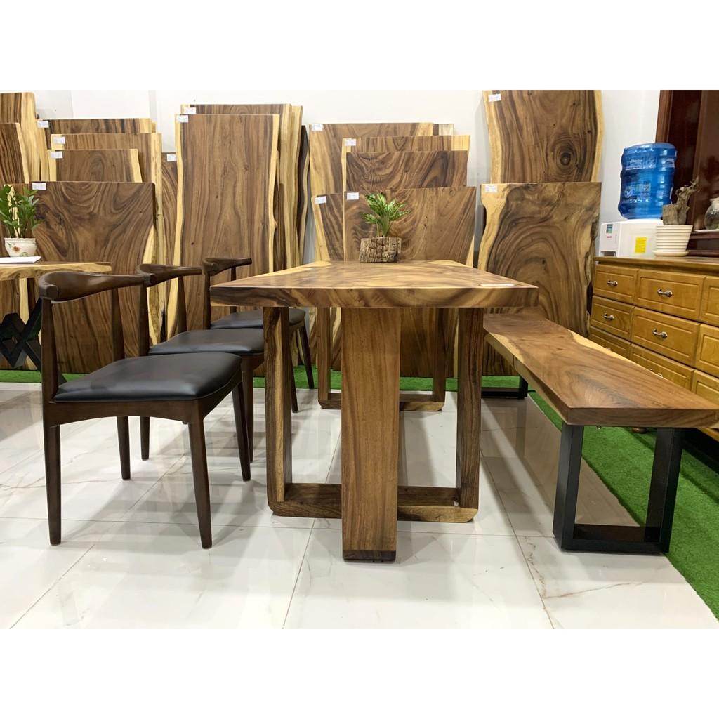 Bàn gỗ Me tây kích thước 2m