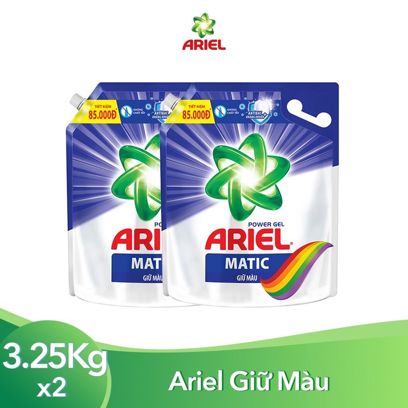 Combo 2 Nước Giặt Ariel Matic Giữ Màu