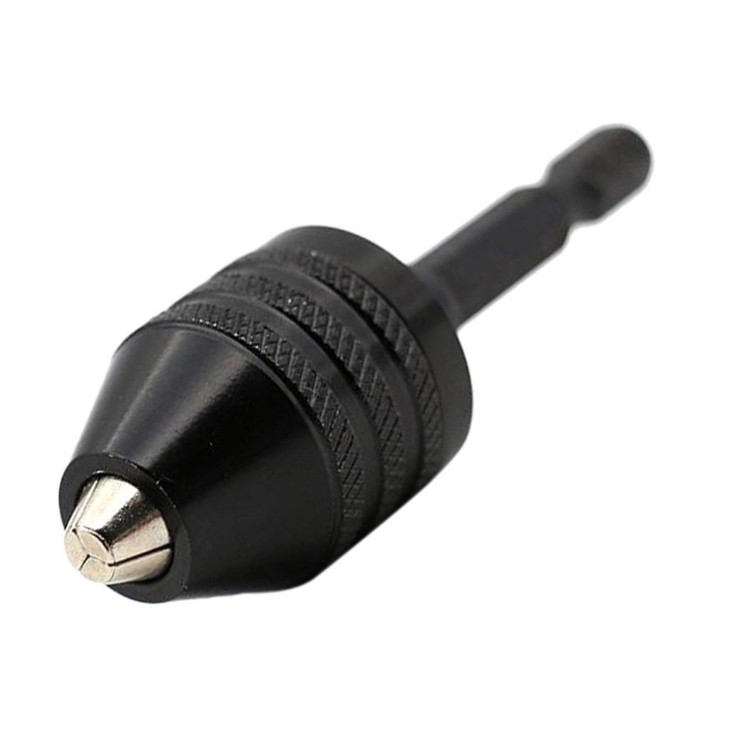 2 Pieces 1/4-inch Shank Keyless Chuck Conversion Tool for Impact Driver