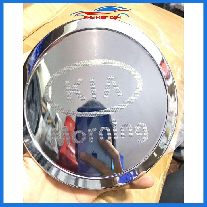 Ốp nắp bình xăng Morning 2012-2013-2014-2015-2016-2017-2018-2019-2020 mạ crom chống trầy trang trí ô tô
