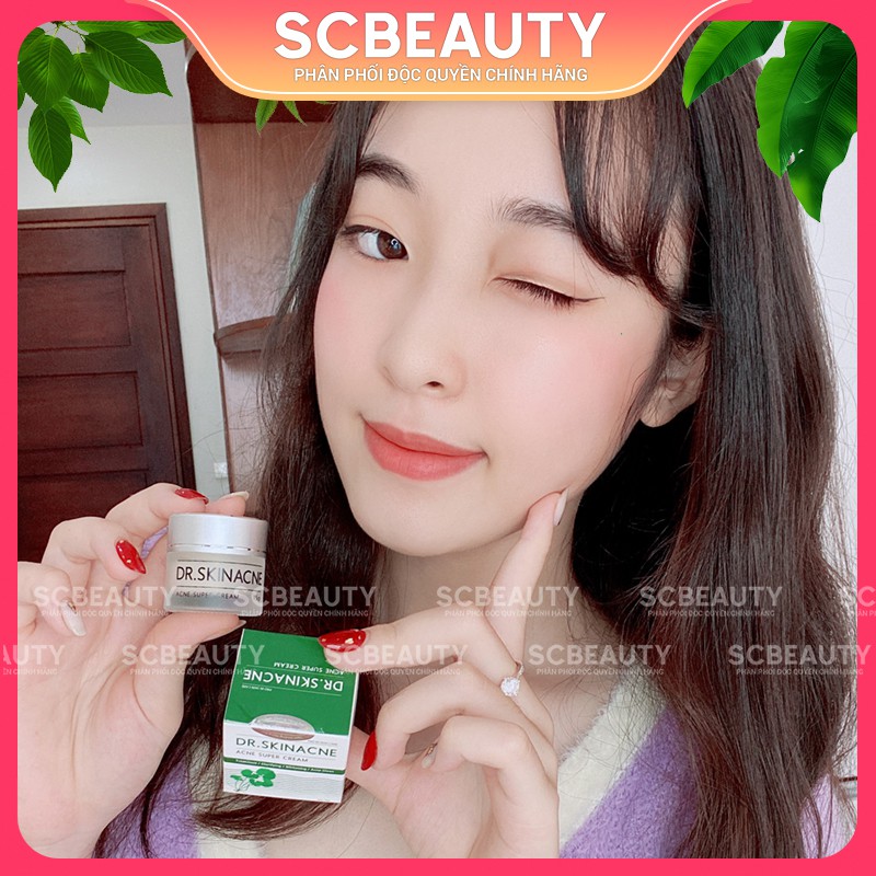 Kem Sạch Mụn DR.SKINACNE Giúp Dưỡng Trắng Da, Xóa Thâm, Liền Sẹo Cho Mọi Loại Da - Hiệu Quả Chỉ Sau 7 Ngày - Chiết Xuất Hoàn Toàn Thiên Nhiên - Không Gây Kích Ứng (15g)