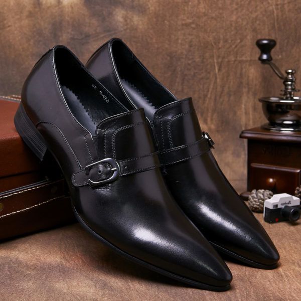 Giày công sở nam quai buộc single monk strap M303