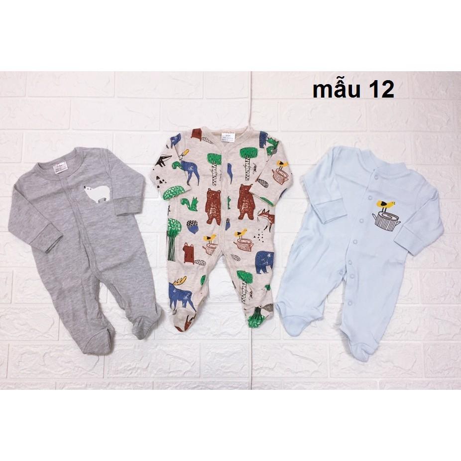 Set 3c Body liền tất Little Duck bé trai MẪU MỚI