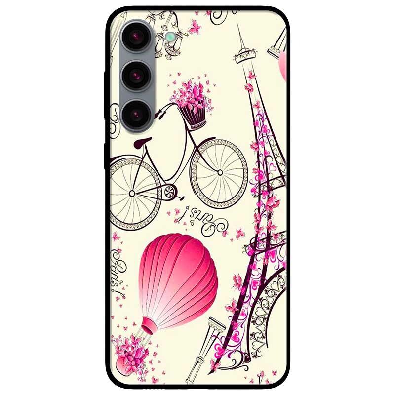 Ốp lưng dành cho Samsung S23 - S23 Plus - S23 Ultra - A14 - A34 5G - A54 5G mẫu Xe Đạp Paris
