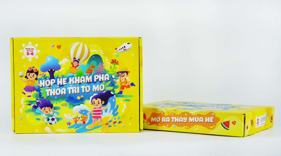 Sách - Hộp hè khám phá, thỏa trí tò mò - Mở ra thấy mua hè cho trẻ từ 3 - 6 tuổi - Đinh Tị Books