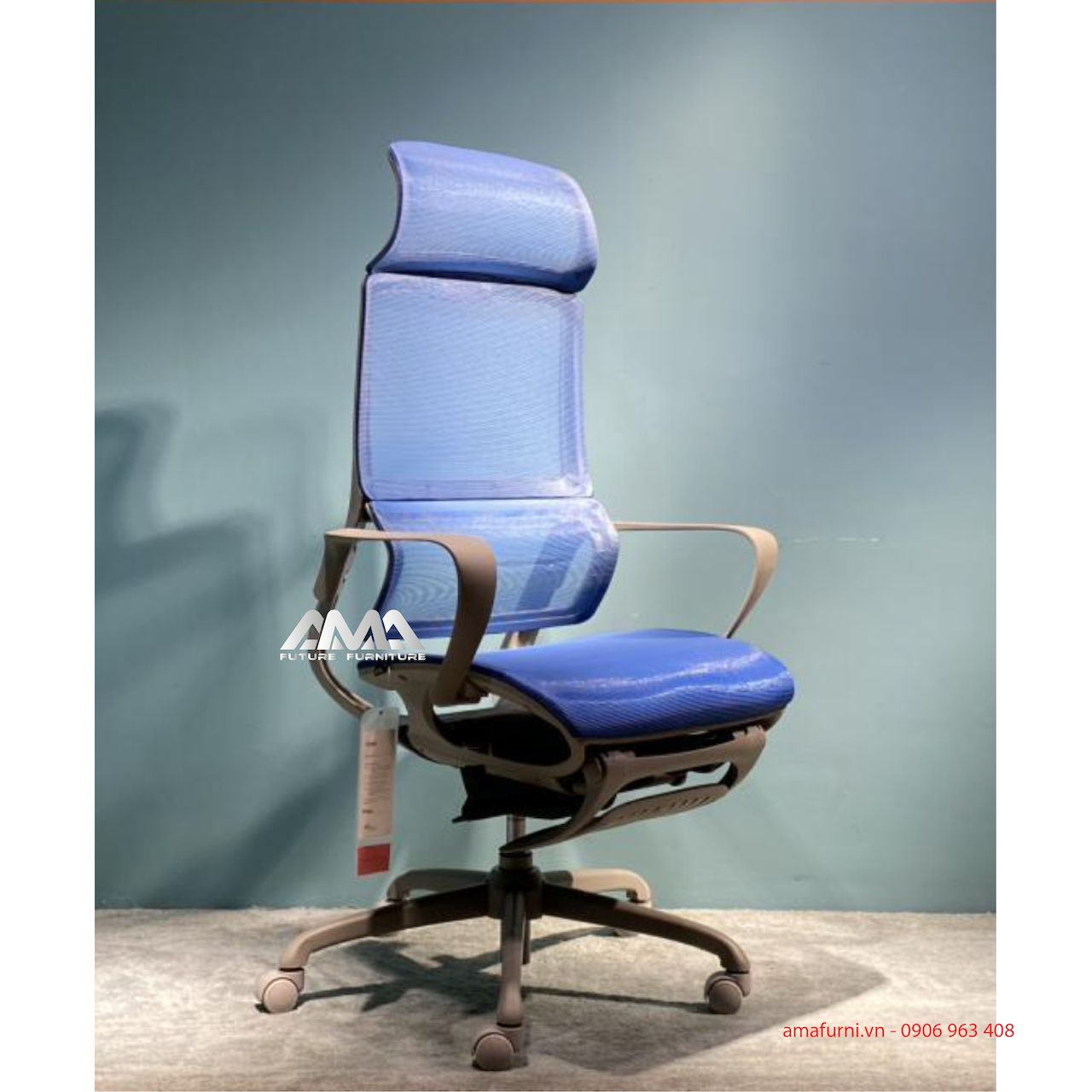 Ghế Làm Việc Chân Xoay cao cấp AMA-CM-B265A -4