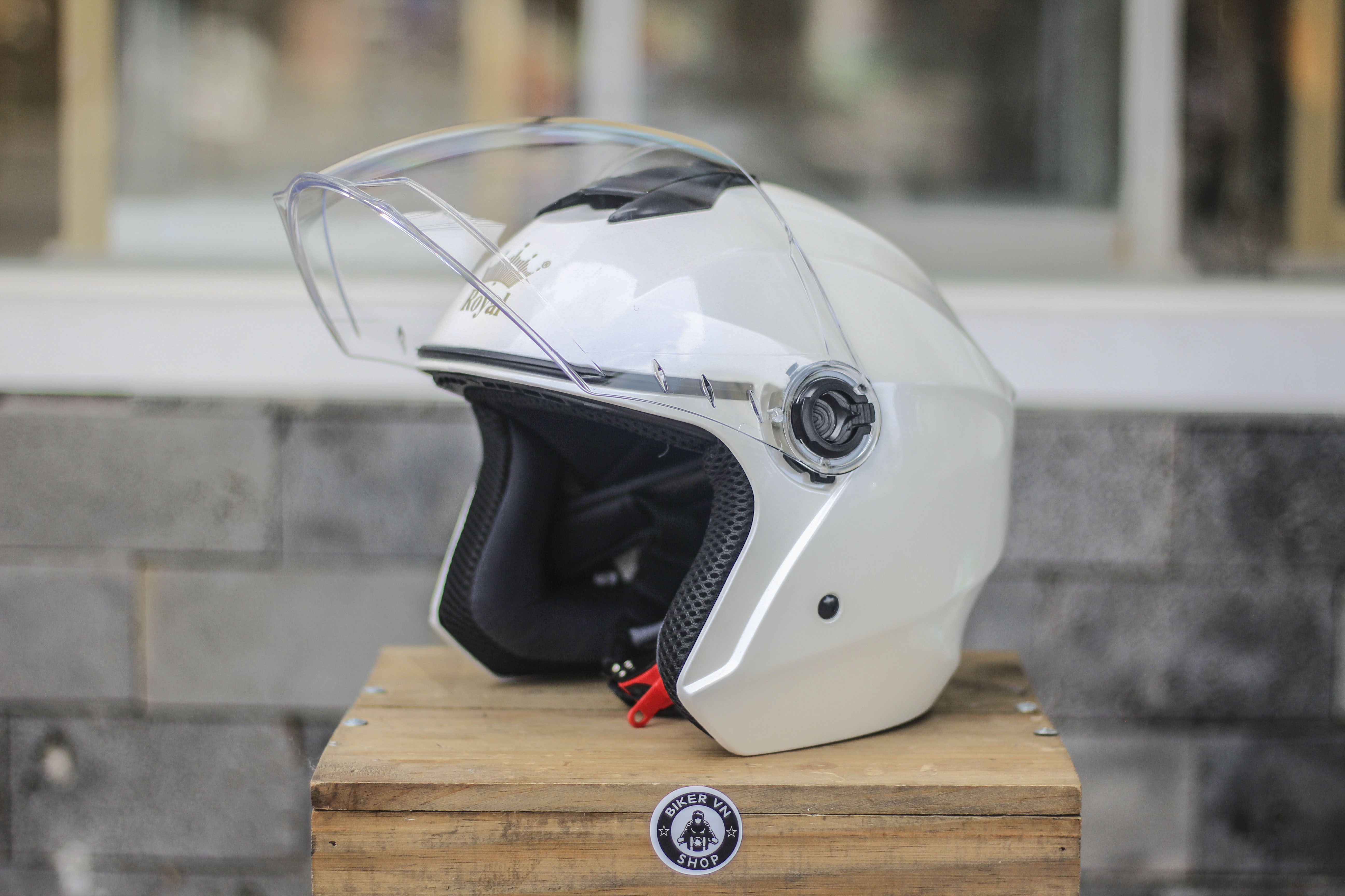 Mũ bảo hiểm 3/4 Royal XH01 kính che full mặt, Royal Helmet mới phiên bản 2021