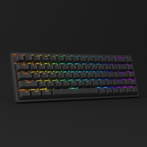 Bàn phím cơ có dây AKKO 3068 v2 RGB – Black/White _Mới, hàng chính hãng
