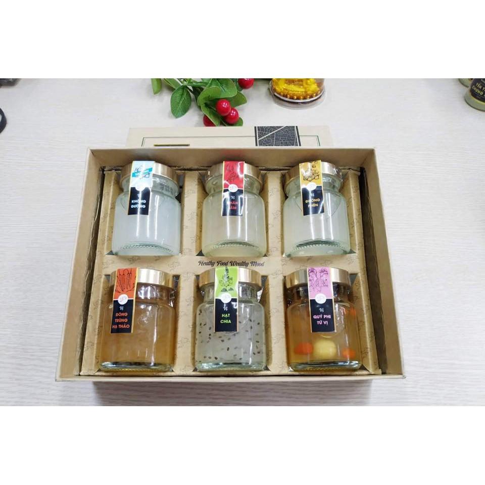 Lốc 6 hũ Yến Tươi chưng sẵn vị đường phèn 70ml