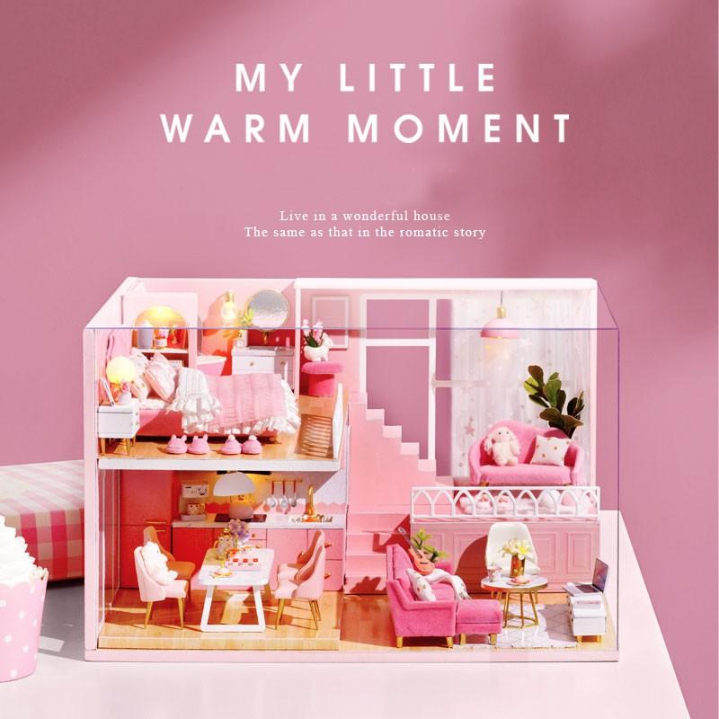 Nhà búp bê lắp ghép Warm Time L030