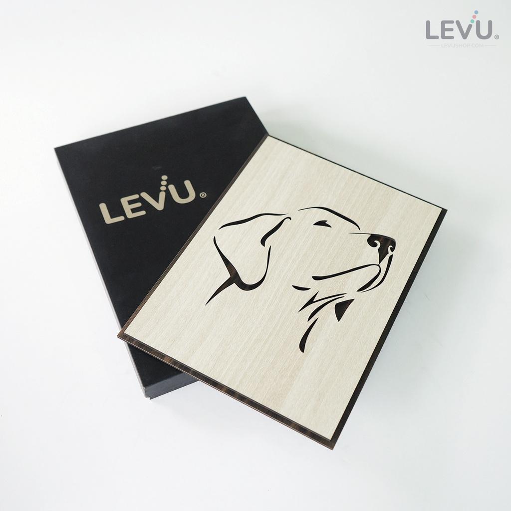 Tranh treo tường tuổi Tuất biểu tượng hình con Chó 12 con giáp LEVU DV11