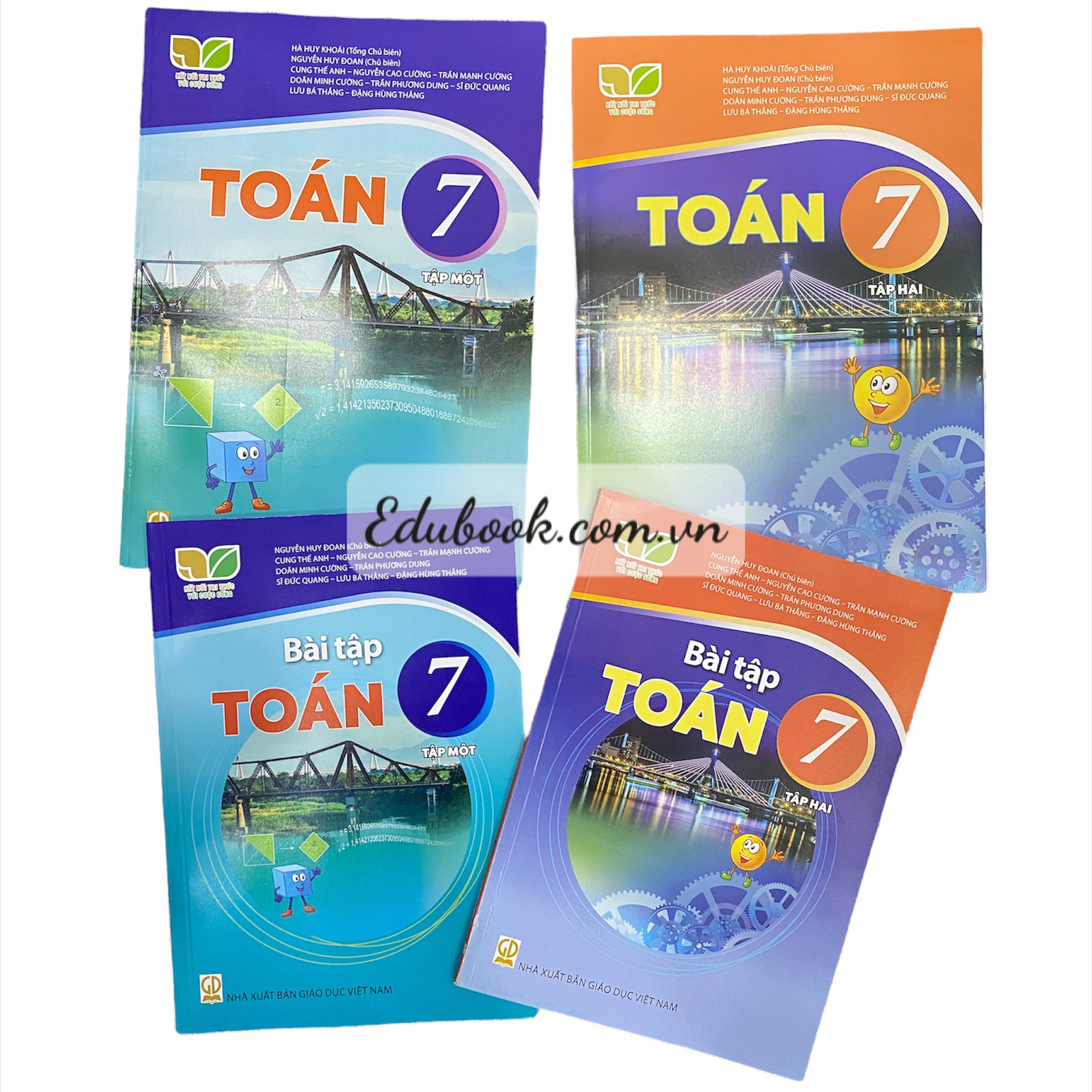 Combo 4 cuốn Toán lớp 7 tập 1+2 (Kết nối tri thức) (SGK+BT)