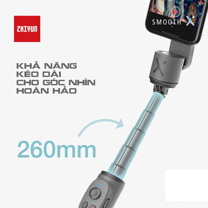 Gimbal chống rung Zhiyun Smooth X Combo Hàng Chính Hãng