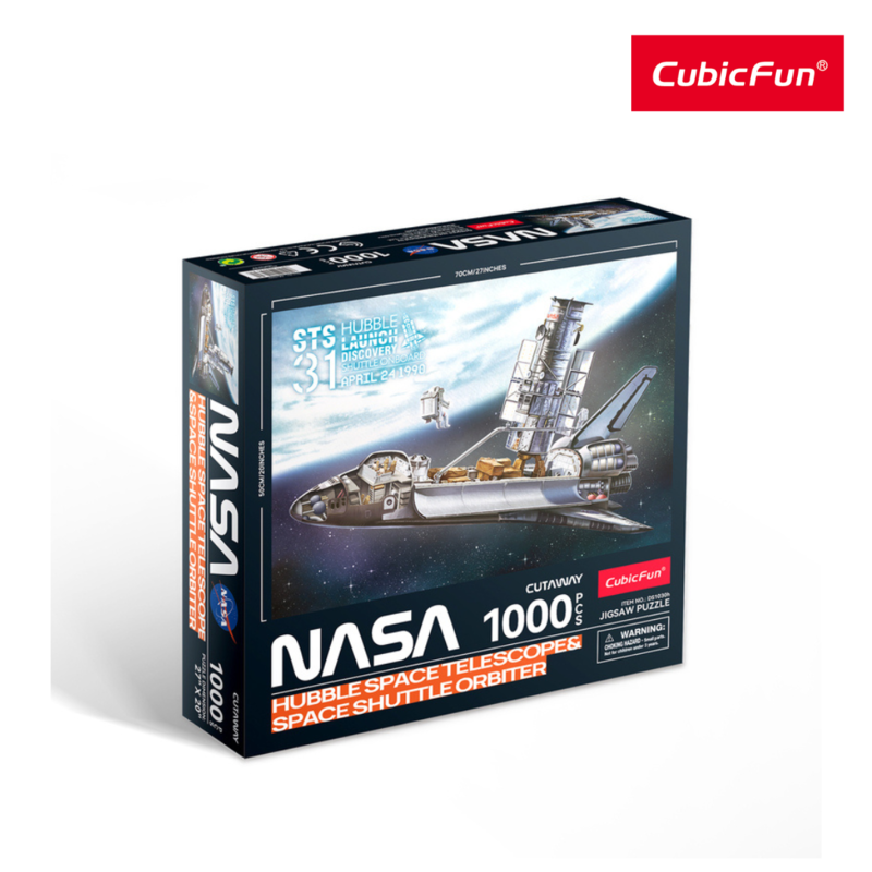 Đồ Chơi CUBIC FUN Xếp Hình 2D Nasa: Kính Viễn Vọng Vũ Trụ Hubble DS1030H