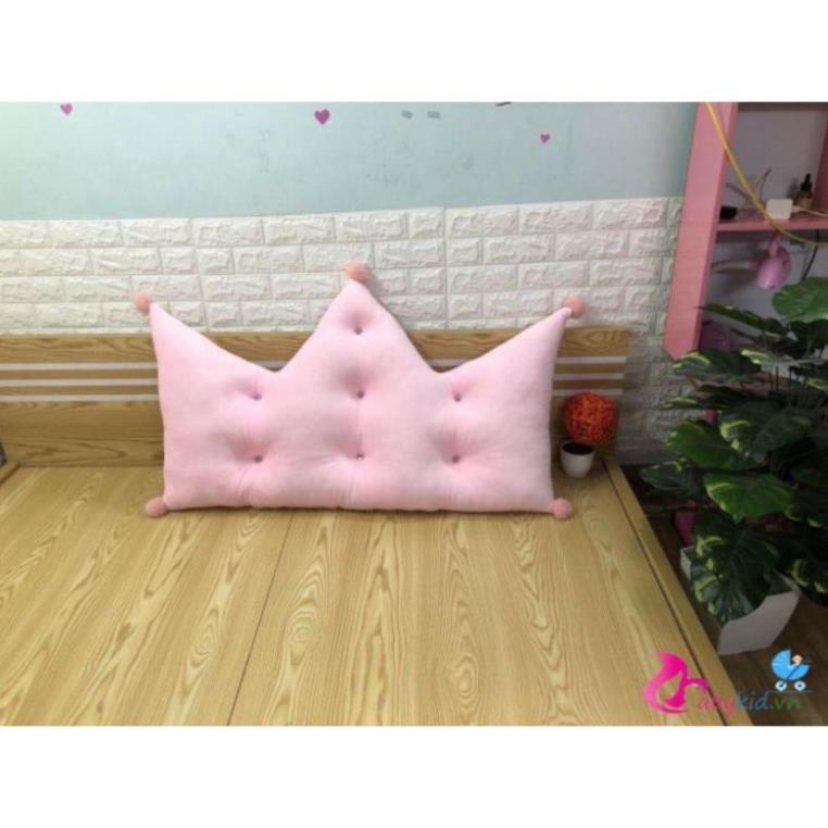 Gối tựa đầu giường vương miện đủ màu