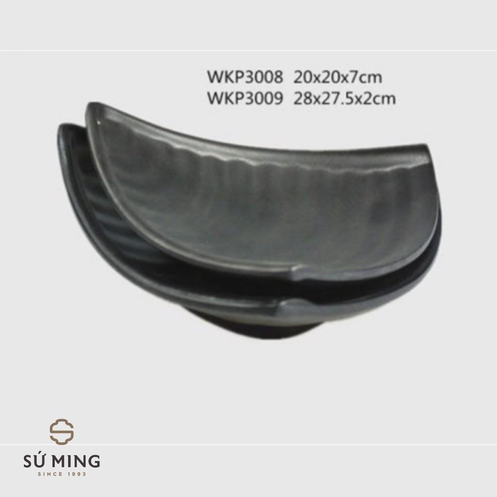 Đĩa Tam Giác Nhựa Cao Cấp Dùng Trong Nhà Hàng, Quán Ăn
