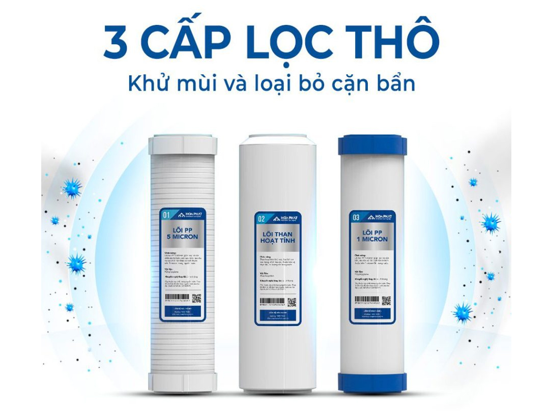 Máy lọc nước RO Hòa Phát HPN685 - 3 chức năng Nóng, nguội, lạnh - Hàng chính hãng - Bảo hành 3 năm