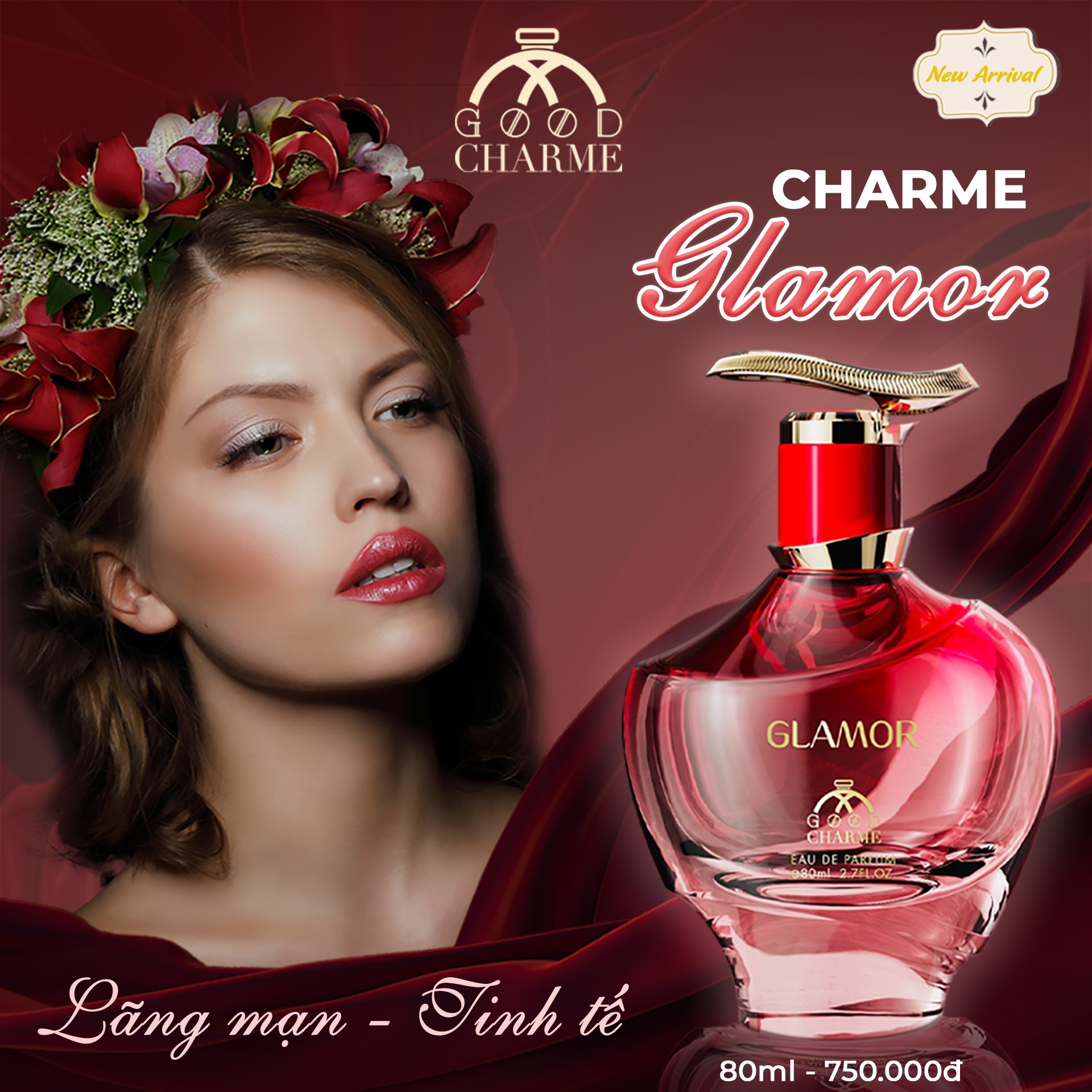 Nước Hoa Nữ GOOD CHARME GLAMOR - Một Nghệ Sĩ Mùi Hương 80ml