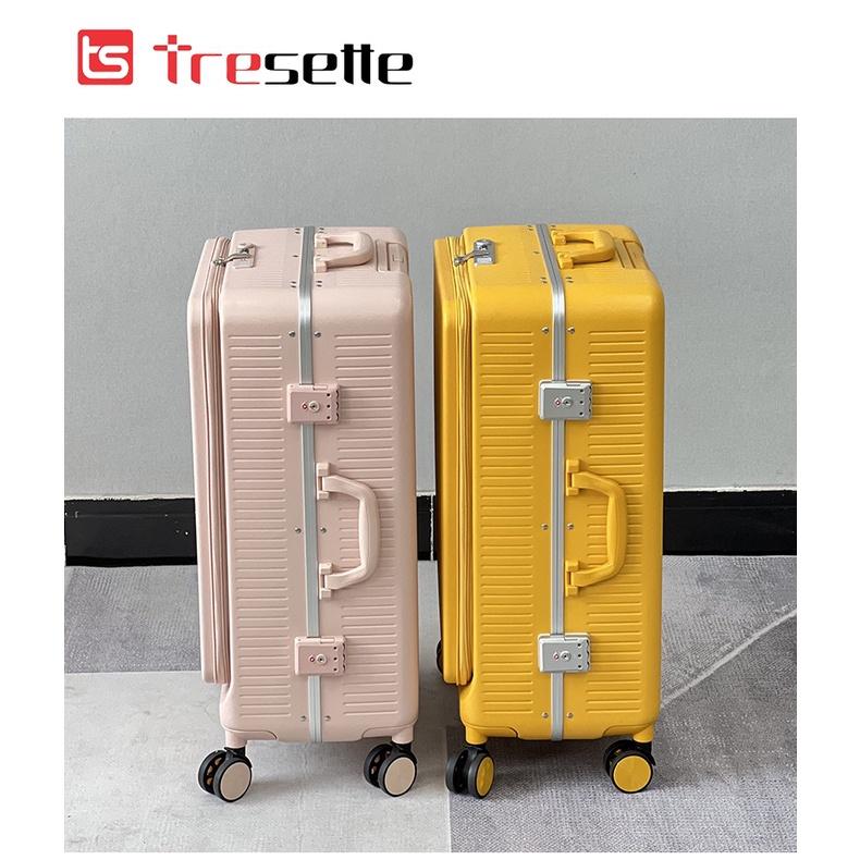 Vali khóa sập cao cấp nhập khẩu Hàn Quốc Tresette 2839 Có Ngăn Đựng Latop Cổng Sạc USB