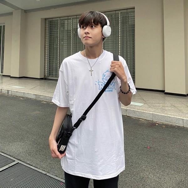 Áo thun Angry khủng long RAWR màu trắng XXME