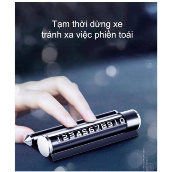 Bảng Số Điện Thoại, Thẻ Đỗ Xe Kiêm Giá Đỡ Điện Thoại, Tích Hợp Phá Kính