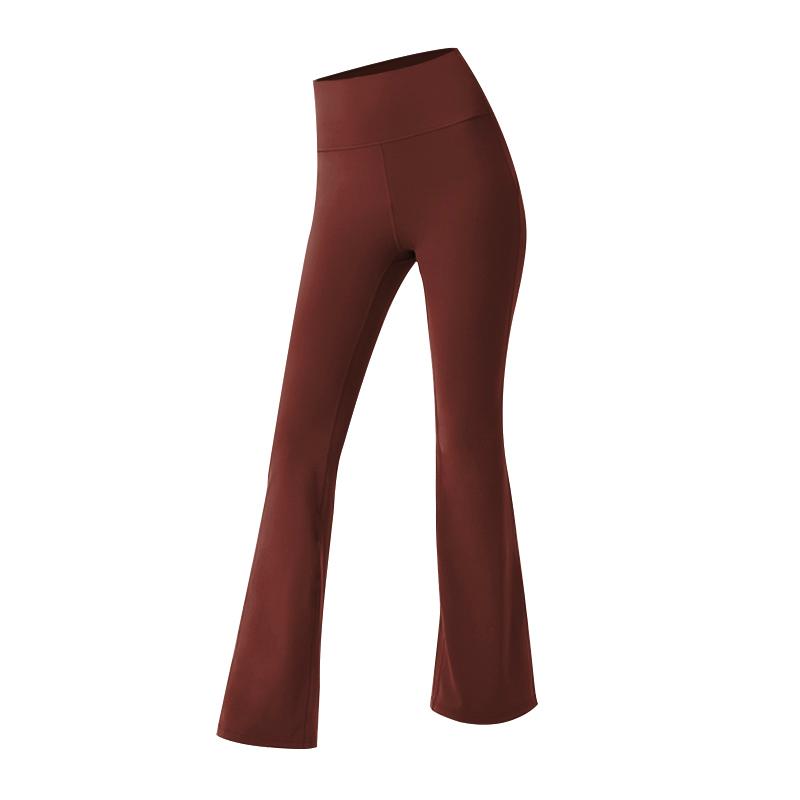 Yoga Lulu Flare Quần Phụ nữ Thể hình Quần Leggings High Leggings Workout Gym Color: Blue Size: M-4