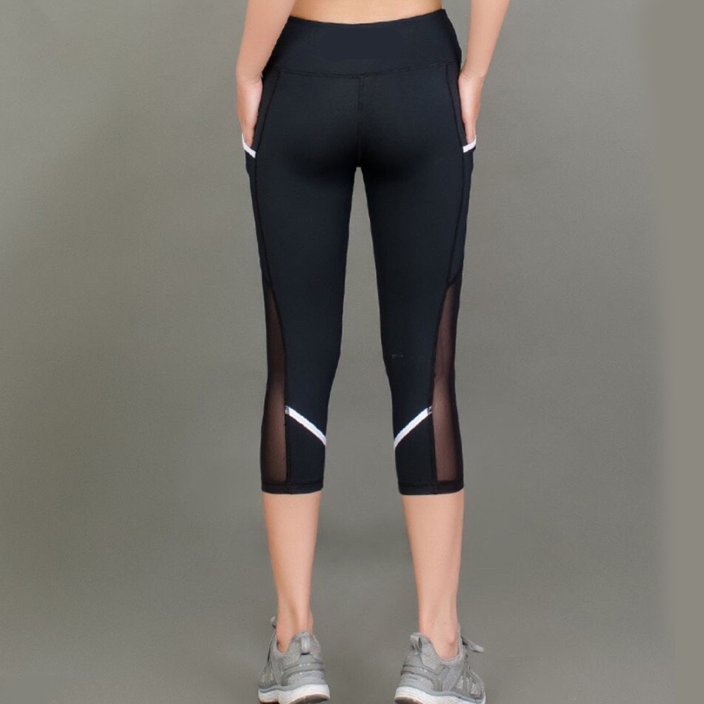 Quần Legging Lửng Tập Gym Nữ Thời Trang - Quần Legging Thun Lạnh Co Giãn 4 Chiều